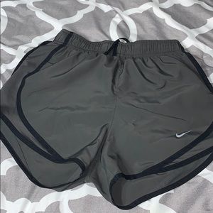 black and grey nike windbreakers